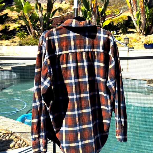 Vintage Cellini flannel XL size, 100% cotton, made in Taiwan R.O.C. WPL tag. - Picture 2 of 9